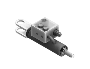 Double Acting – Double acting with single counter valve and snap ring head retention Hydraulic Cylinder