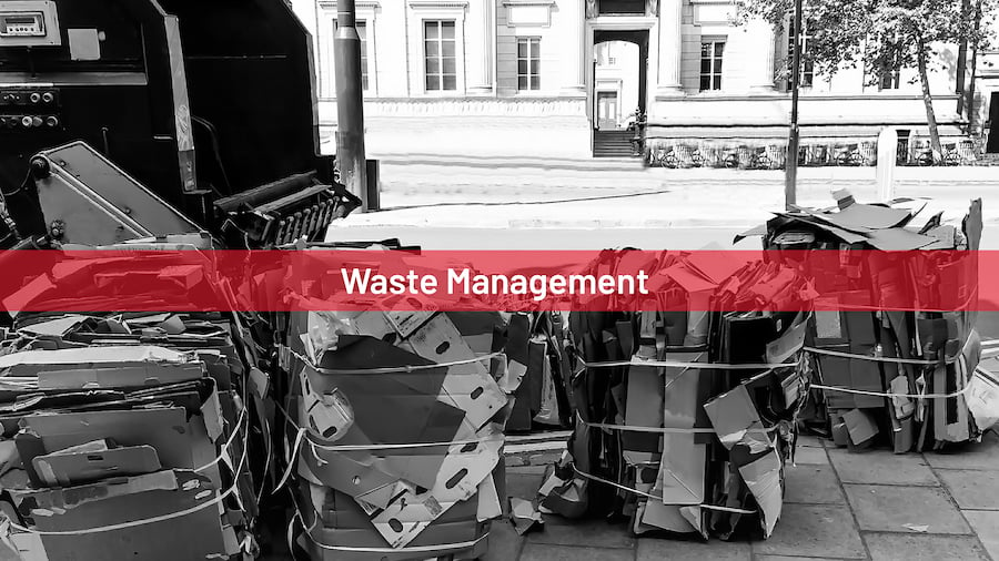 Waste Management BW Image